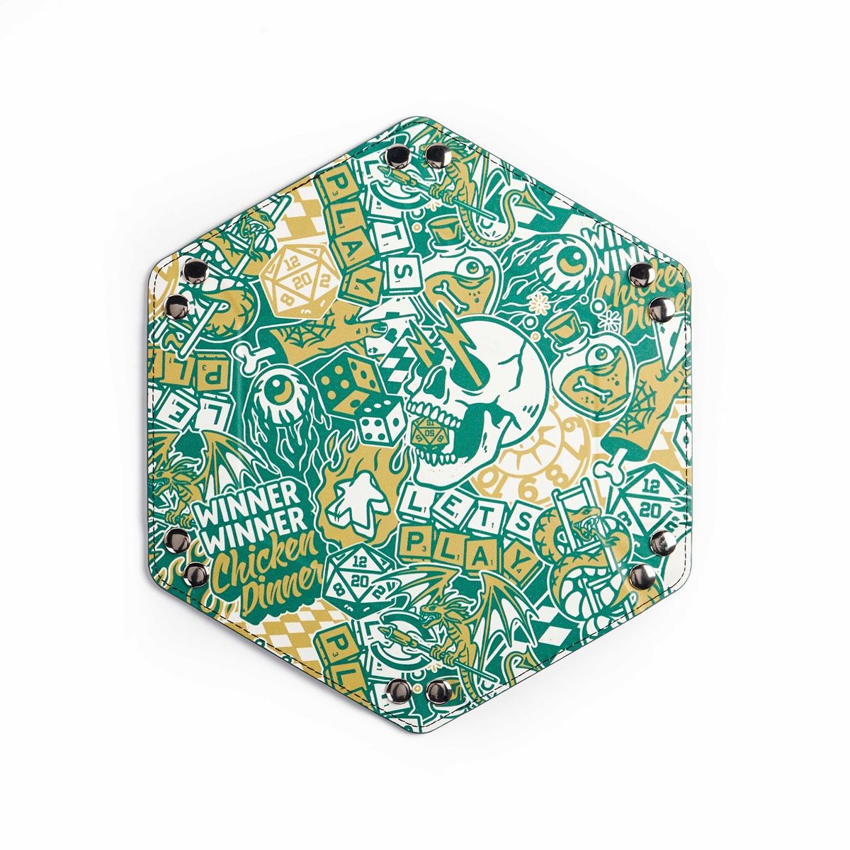 Dice Tray Hex 6" : Artist Series - Cara